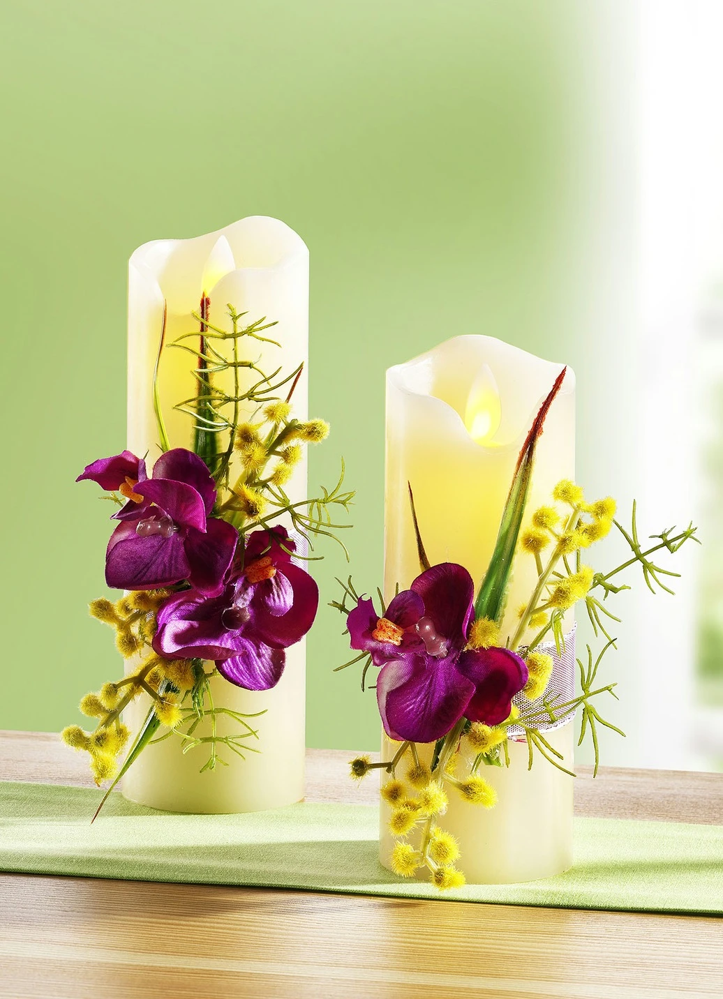 LED-Kerzen, 2er-Set 3 LED-Kerzen, 2er-Set