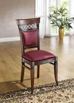 Massive, Hochwertige Sitzmöbel -Qualitätshausladen massive hochwertige sitzmoebel farbe bordeaux nussbaum 1