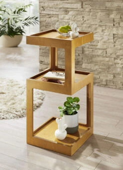 Moderner Beistelltisch -Qualitätshausladen moderner beistelltisch farbe eiche 1