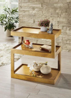 Moderner Beistelltisch -Qualitätshausladen moderner beistelltisch farbe eiche 2