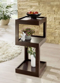 Moderner Beistelltisch -Qualitätshausladen moderner beistelltisch farbe nussbaum