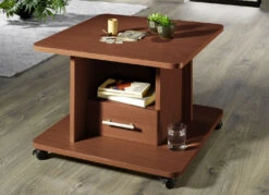 Moderner Couchtisch Auf Rollen -Qualitätshausladen moderner couchtisch auf rollen farbe nussbaum