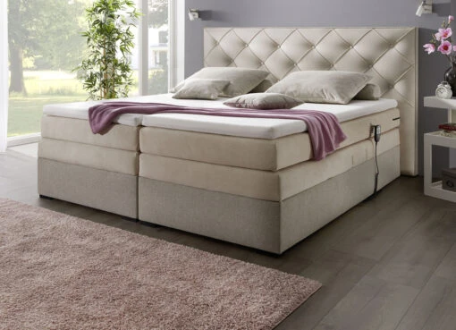 Modernes Boxspringbett Mit Motor – Elektrisch Verstellbar Per Fernbedienung