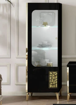 Möbelprogramm Mit LED-Beleuchtung 15 Möbelprogramm Mit LED-Beleuchtung -Qualitätshausladen moebelprogramm mit led beleuchtung farbe schwarz gold 2