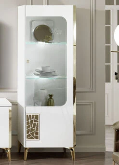 Möbelprogramm Mit LED-Beleuchtung 16 Möbelprogramm Mit LED-Beleuchtung -Qualitätshausladen moebelprogramm mit led beleuchtung farbe weiss gold 3