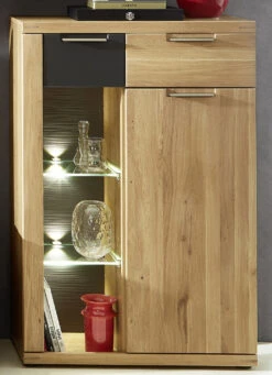 Möbelserie Mit Massivholz-Fronten -Qualitätshausladen moebelserie mit massivholz fronten farbe weiche graphit 2