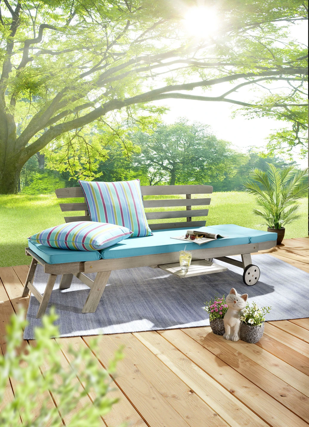 Multifunktionsbank Maui Aus Akazienholz 4 Multifunktionsbank Maui Aus Akazienholz – Bild 2