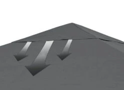 Pavillon In Verschiedenen Ausführungen -Qualitätshausladen pavillon in verschiedenen ausfuehrungen farbe anthrazit 1