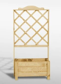 Pflanz-Spalier Aus Imprägniertem Kiefernholz -Qualitätshausladen pflanz spalier aus impraegniertem kiefernholz farbe hellbraun 2