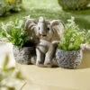 Pflanztopf Elefant Aus Polyresin