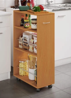 Praktischer Nischenwagen -Qualitätshausladen praktischer nischenwagen farbe buche 1