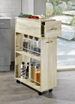 Praktischer Nischenwagen -Qualitätshausladen praktischer nischenwagen farbe eiche sonoma