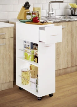 Praktischer Nischenwagen -Qualitätshausladen praktischer nischenwagen farbe weiss 1