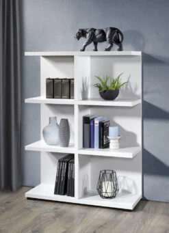 Regal Mit 6 Offenen Fächer -Qualitätshausladen regal mit 6 offenen faecher farbe hellgrau