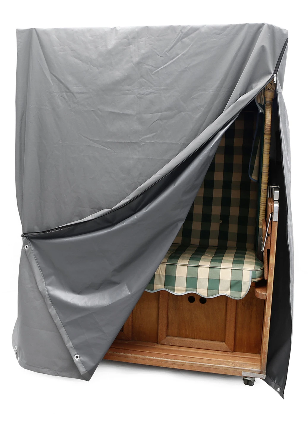 Robuste, Komplett Wasserdichte Strandkorbhülle 5 Robuste, Komplett Wasserdichte Strandkorbhülle – Bild 3