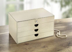 Schmuckkoffer Mit Integriertem Spiegel -Qualitätshausladen schmuckkoffer mit integriertem spiegel farbe creme