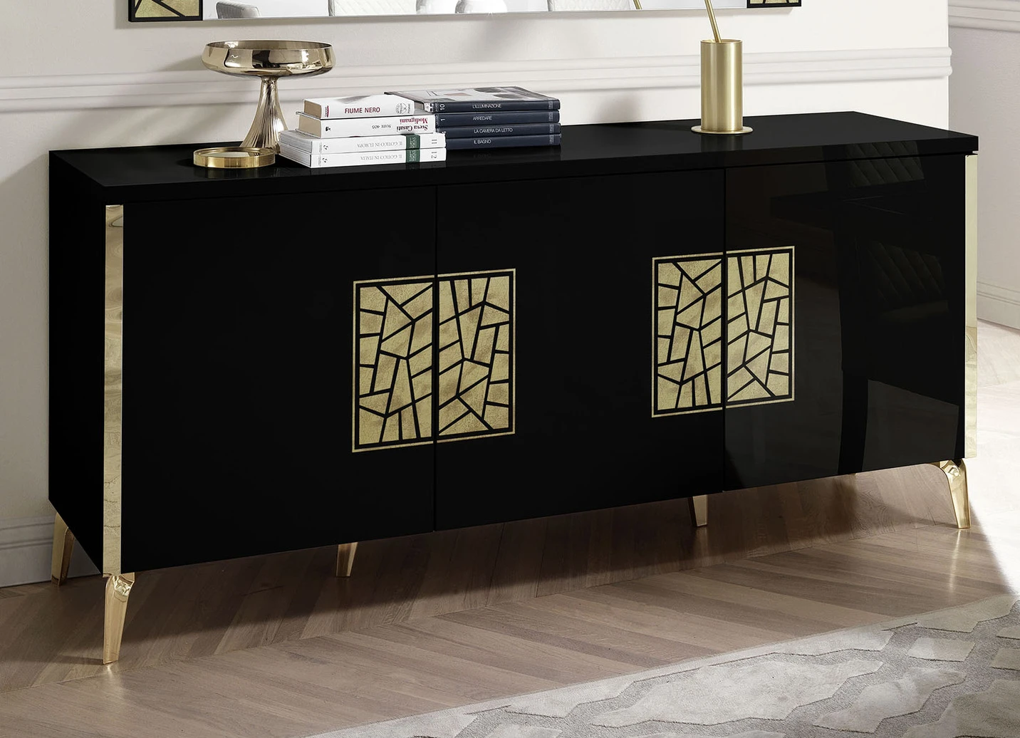 Sideboard, 3-türig, Mit Italienischem Charme 4 Sideboard, 3-türig, Mit Italienischem Charme – Bild 2