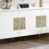Sideboard, 3-türig, Mit Italienischem Charme -Qualitätshausladen sideboard 3 tuerig mit italienischem charme farbe weiss gold