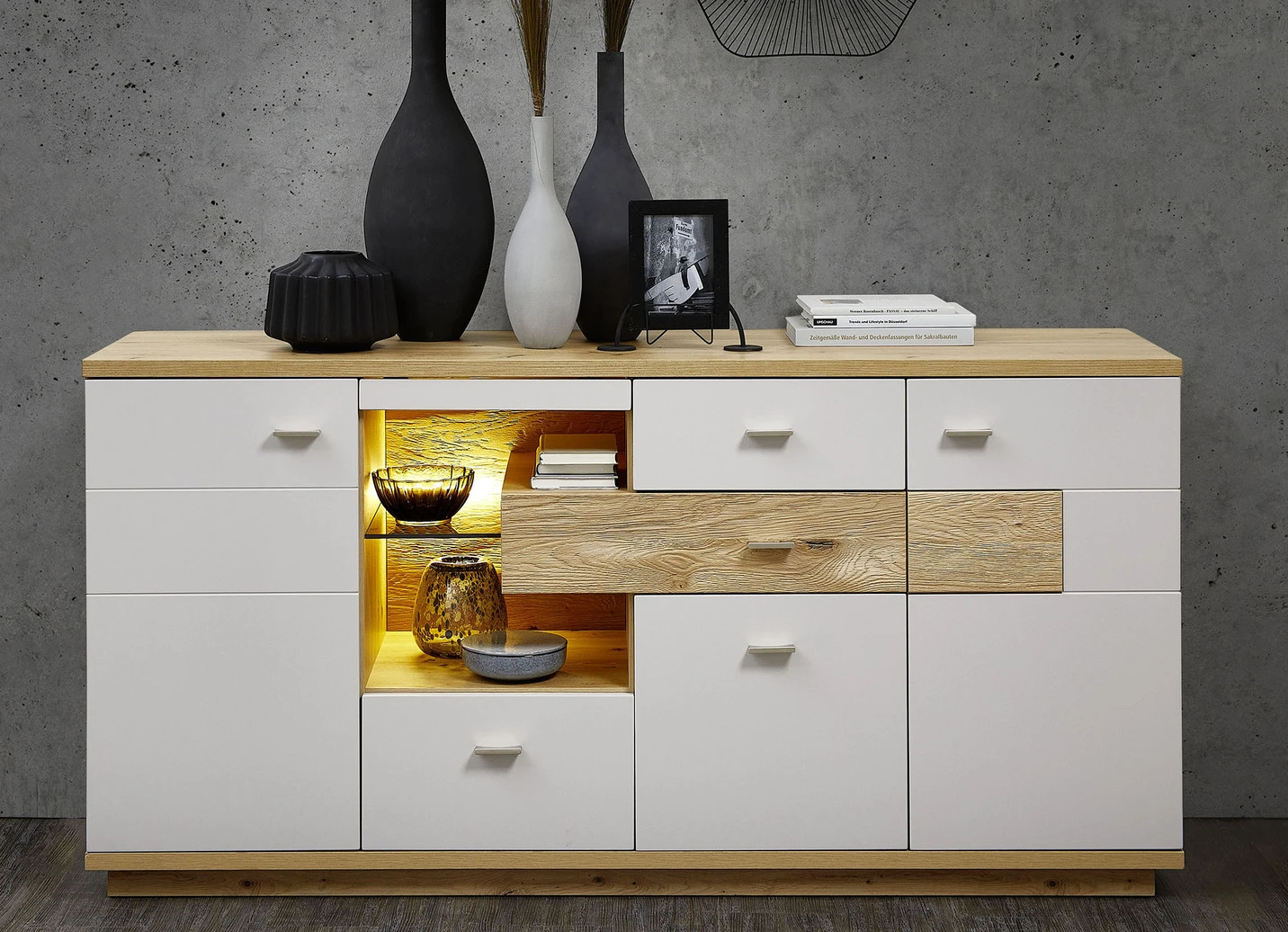 Sideboard Mit LED-Beleuchtung 3 Sideboard Mit LED-Beleuchtung