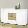 Sideboard Mit Schubladen -Qualitätshausladen sideboard mit schubladen farbe weiss eiche