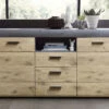 Sideboard Mit Schubladen Und Türen Mit Softclose Und Selbsteinzug -Qualitätshausladen sideboard mit schubladen und tueren mit softclose und selbsteinzug farbe eiche graphit