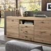 Sideboard Mit Schwarzen Aluminium-Griffen -Qualitätshausladen sideboard mit schwarzen aluminium griffen farbe eiche esche