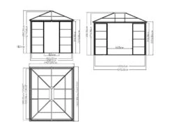 SOJAG Aluminium Pavillon Castel In Edlem Bronzeton -Qualitätshausladen sojag aluminium pavillon castel in edlem bronzeton farbe bronze 9
