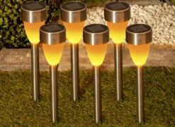 Solarstecker Mit Flackereffekt, 6er-Set