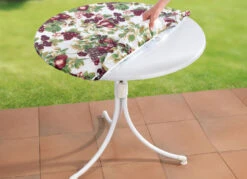 Spann-Tischdecke Aus 100% PVC -Qualitätshausladen spann tischdecke aus 100 pvc farbe bunt groesse 150 1