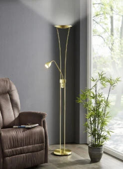 Standfluter Aus Metall Mit Beweglichem Lesearm 5 Standfluter Aus Metall Mit Beweglichem Lesearm -Qualitätshausladen standfluter aus metall mit beweglichem lesearm farbe messing