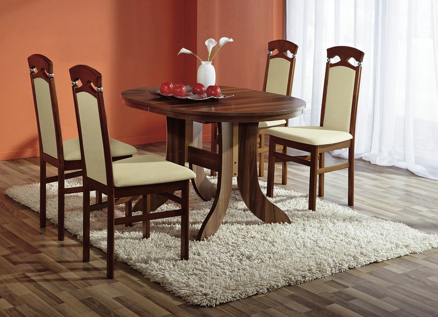 Stühle, 2er-Set, Aus Massivem Hartholz 3 Stühle, 2er-Set, Aus Massivem Hartholz