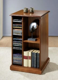 Teilmassives CD-Regal Für Ca. 80 CDs 7 Teilmassives CD-Regal Für Ca. 80 CDs -Qualitätshausladen teilmassives cd regal fuer ca 80 cds farbe kirschbaum.jpg.pagespeed.ce .whmal0t0Eg