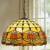 Tiffany-Pendelleuchte, 1-flammig -Qualitätshausladen tiffany pendelleuchte 1 flammig farbe bunt