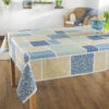 Tischdecke In Patchwork-Optik -Qualitätshausladen tischdecke in patchwork optik farbe blau groesse 108