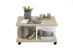 Topaktueller Couchtisch Mit Schubladen -Qualitätshausladen topaktueller couchtisch mit schubladen farbe eiche weiss 2