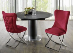 Trendige Esszimmer-Stühle, 2er-Set -Qualitätshausladen trendige esszimmer stuehle 2er set farbe rot 1