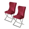 Trendige Esszimmer-Stühle, 2er-Set -Qualitätshausladen trendige esszimmer stuehle 2er set farbe rot