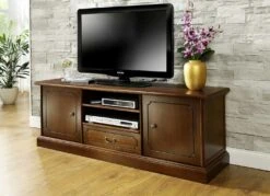 TV-Longboard Breit Mit Detailreichen Schnitzereien