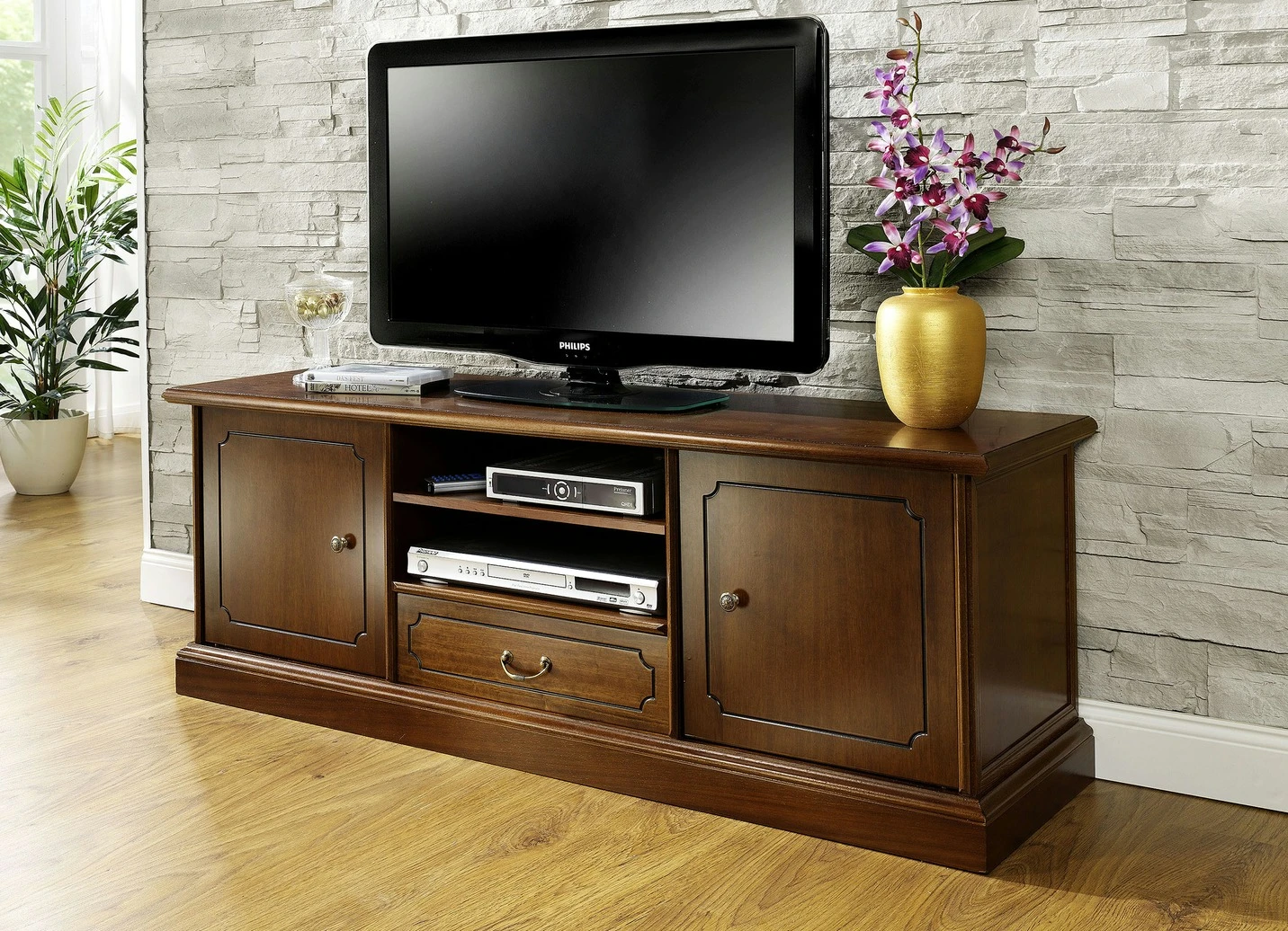 TV-Longboard Breit Mit Detailreichen Schnitzereien 3 TV-Longboard Breit Mit Detailreichen Schnitzereien