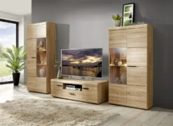 TV Wohnwand Mit LED-Beleuchtung