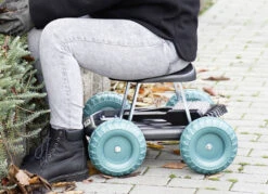 Upp Rollsitz -Qualitätshausladen upp rollsitz farbe grau 3