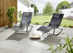 UV-beständige Schaukelliege Inkl. Kopfkissen -Qualitätshausladen uv bestaendige schaukelliege inkl kopfkissen farbe schwarz 2