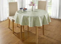 Wachstuch-Tischdecke -Qualitätshausladen wachstuch tischdecke farbe gruen groesse 108 1