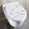 WC-Sitz Aus Duroplast In Marmor-Optik
