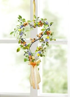 Weidenherz Mit 2 Kleinen Vögelchen