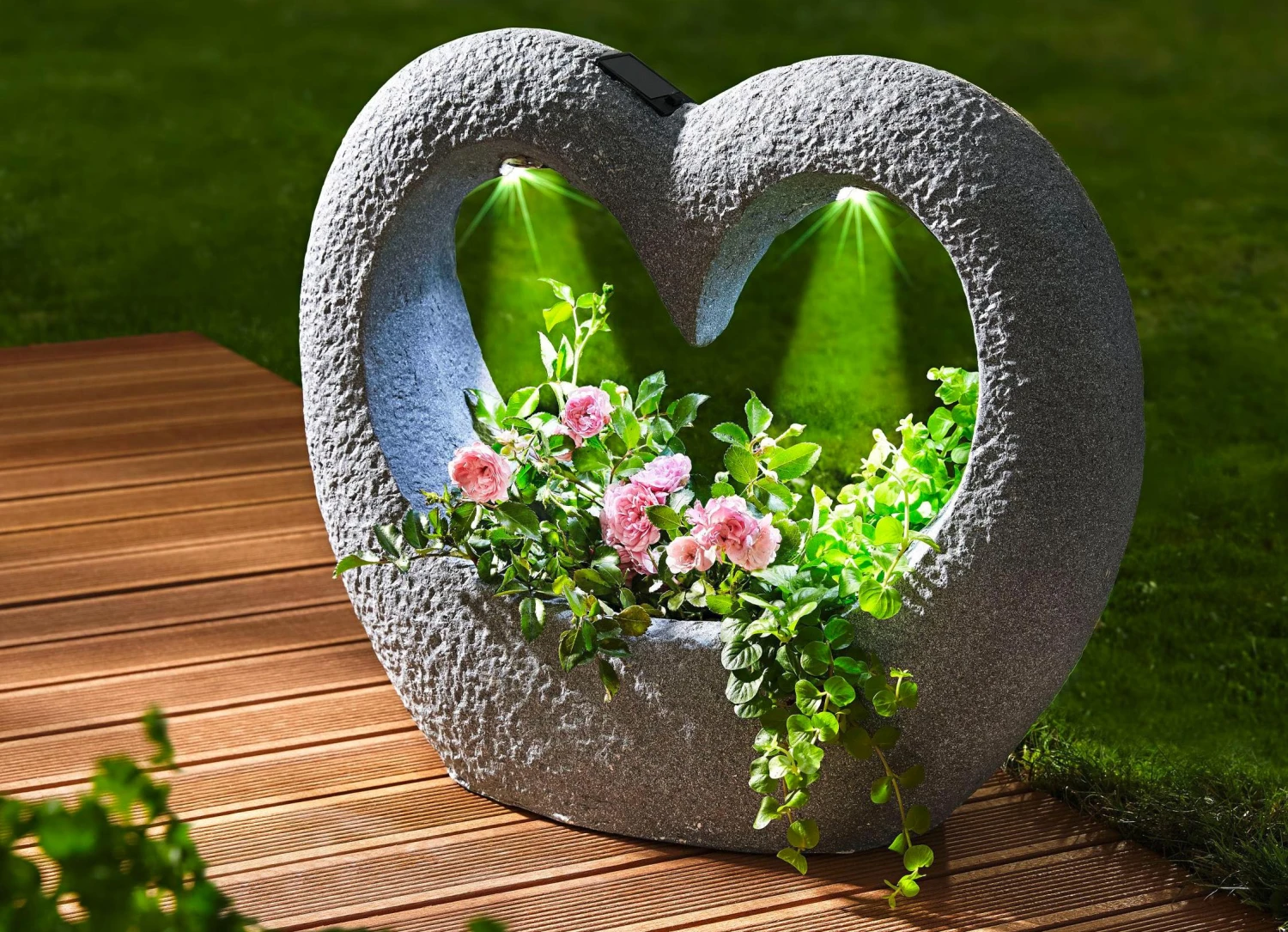 Wetterfeste Pflanzschale In Herzform 4 Wetterfeste Pflanzschale In Herzform – Bild 2