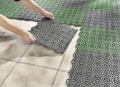 Witterungsbeständige Terrassenfliesen Mit Klicksystem -Qualitätshausladen witterungsbestaendige terrassenfliesen mit klicksystem farbe gruen groesse 344 2