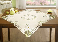 Zarte Gerberas Zieren Diese Accessoires -Qualitätshausladen zarte gerberas zieren diese accessoires farbe ecru bunt groesse 190