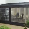 Zubehör Für Anbau-Pergola, 4x3 Meter -Qualitätshausladen zubehoer fuer anbau pergola 4x3 meter farbe anthrazit